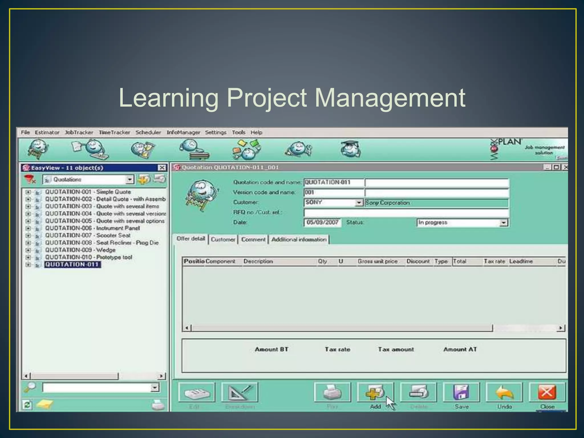 Learning Project Management
 