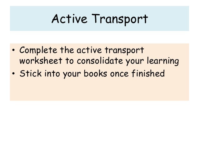 Lesson 15 active-transport