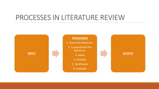 ethical standards in writing literature review ppt