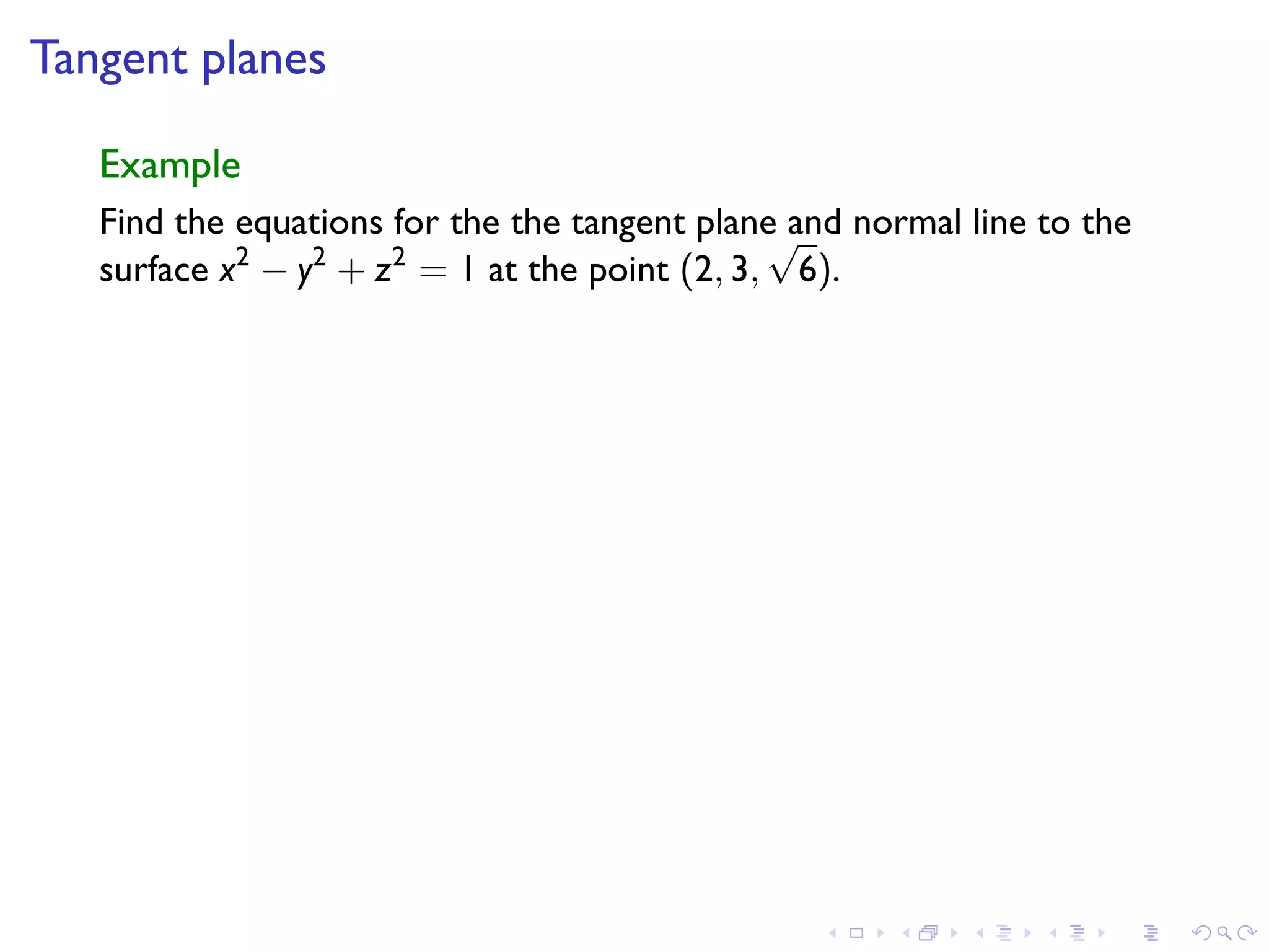 Lesson 15: Gradients and level curves