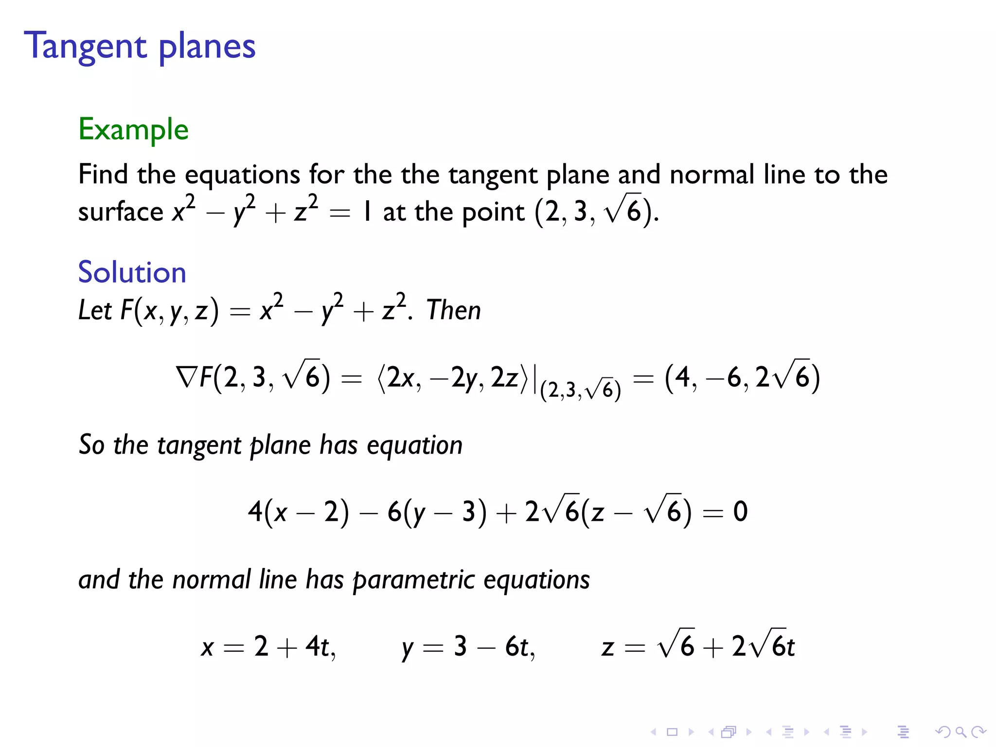 Lesson 15: Gradients and level curves