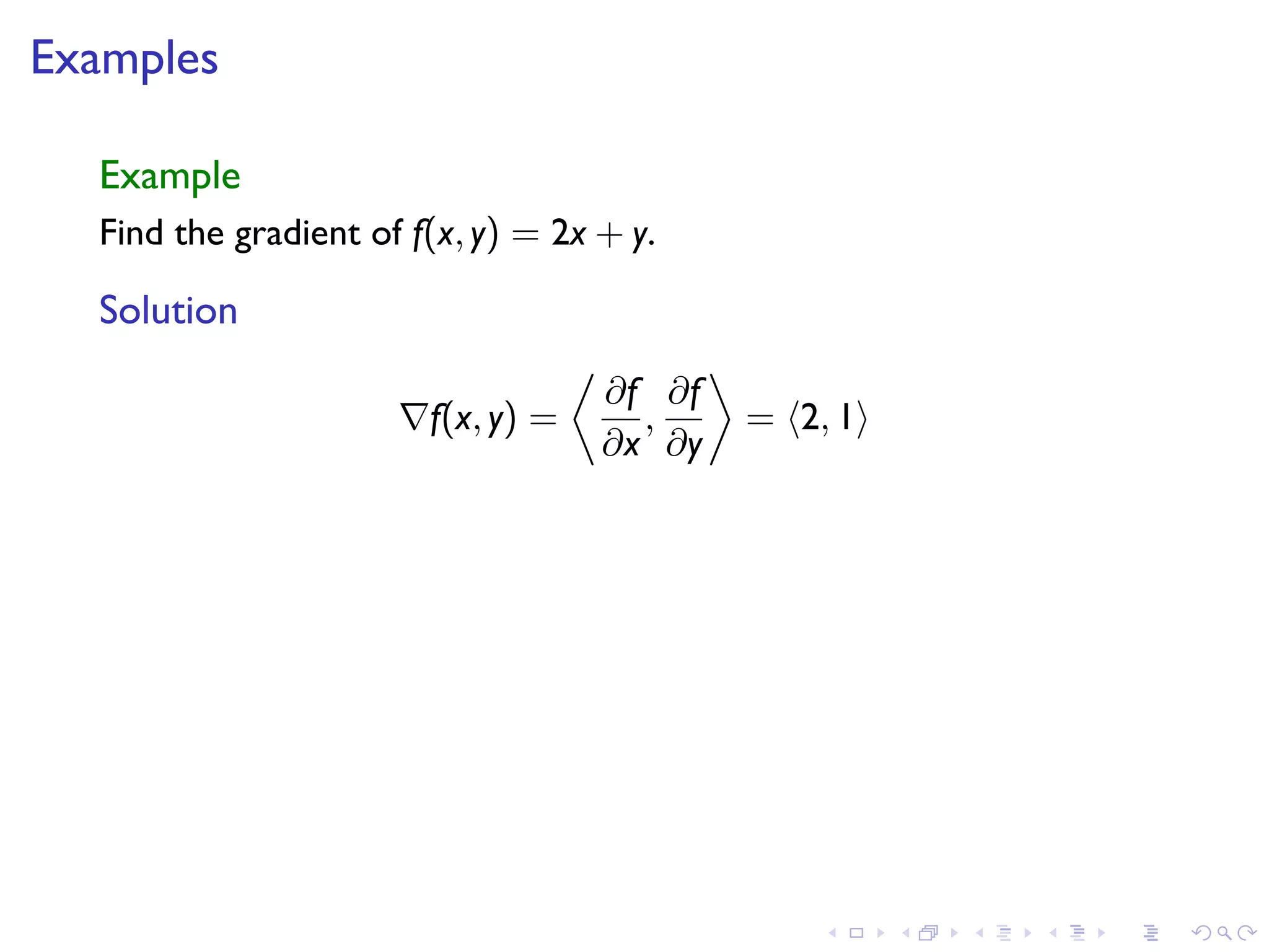 Lesson 15: Gradients and level curves