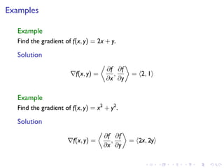 Lesson 15: Gradients and level curves