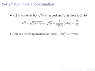 Lesson 15: Linear Approximation and Differentials | PDF