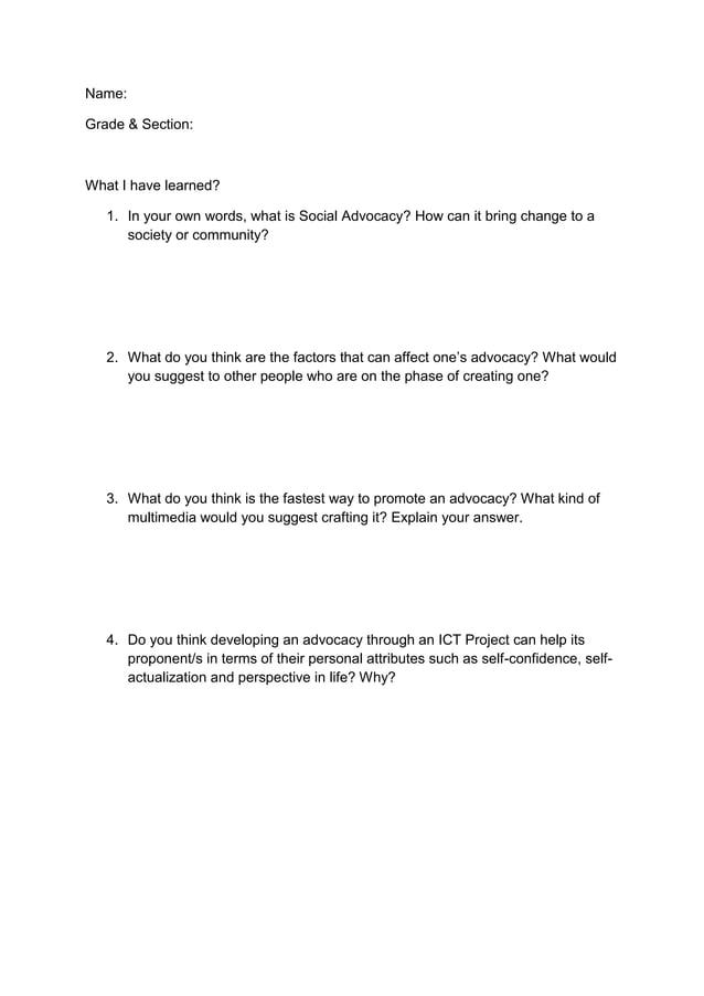 EmpTech Lesson 15 - Reflection Activity (Designing and Developing an ...