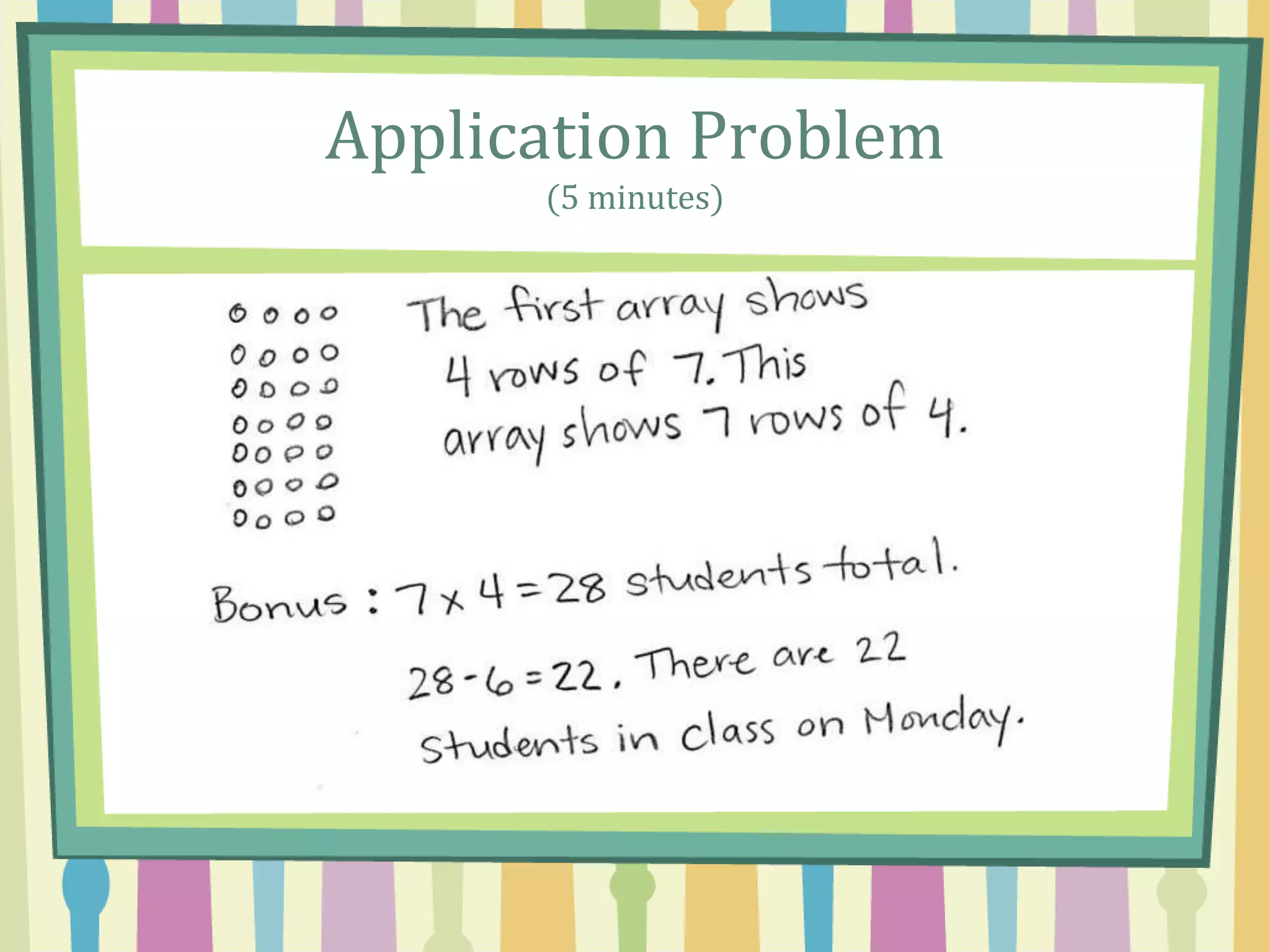 Application Problem
(5 minutes)
 