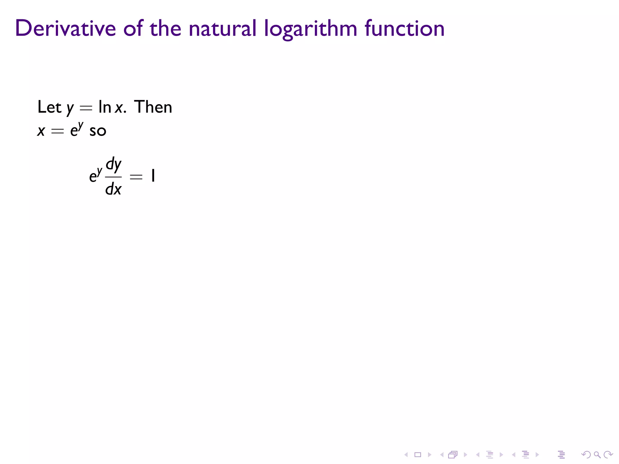 Lesson 16: Derivatives of Exponential and Logarithmic Functions