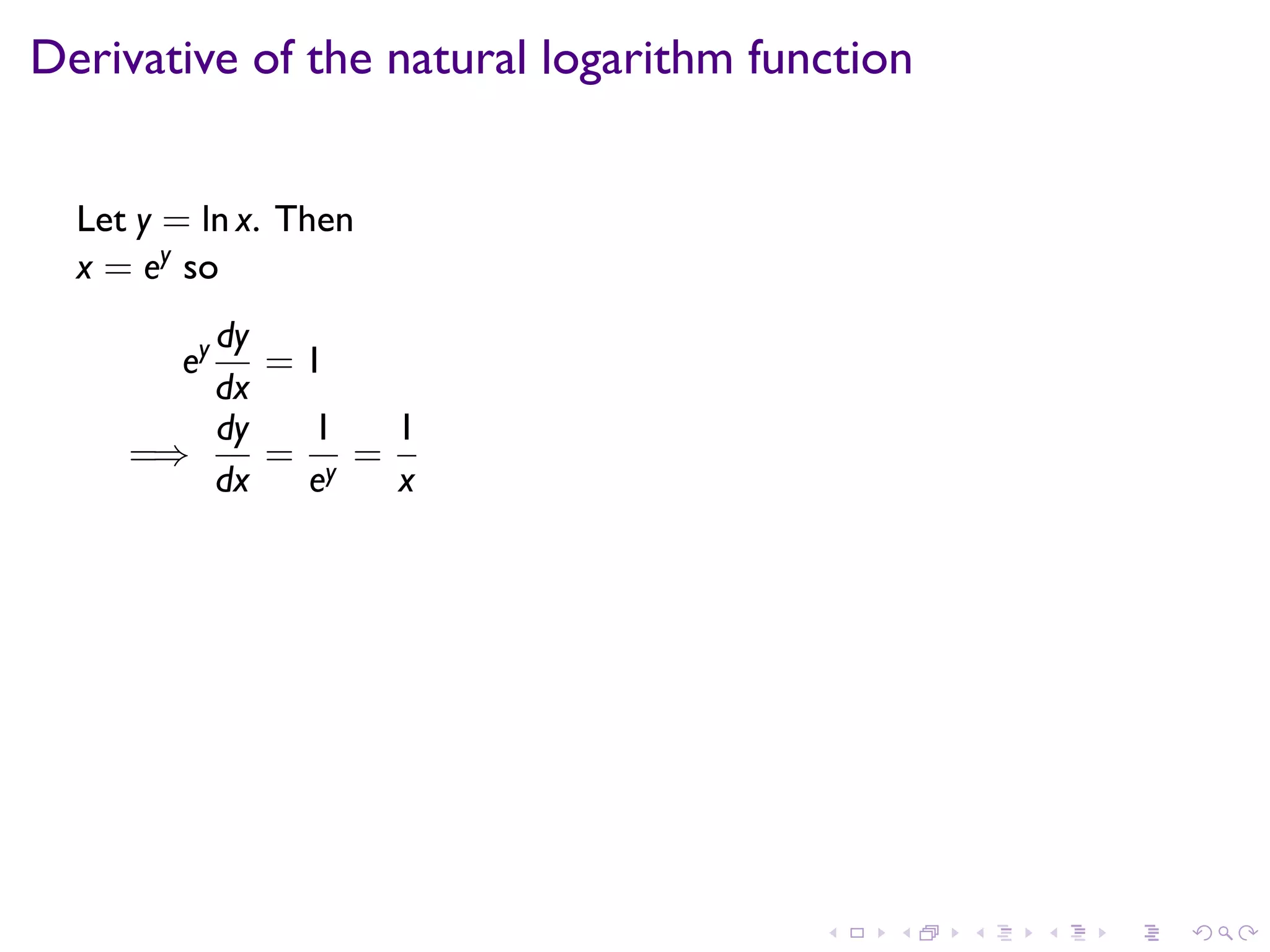Lesson 16: Derivatives of Exponential and Logarithmic Functions