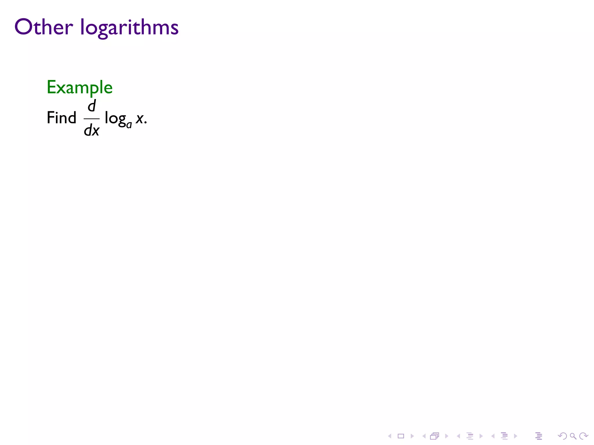 Lesson 16: Derivatives of Exponential and Logarithmic Functions