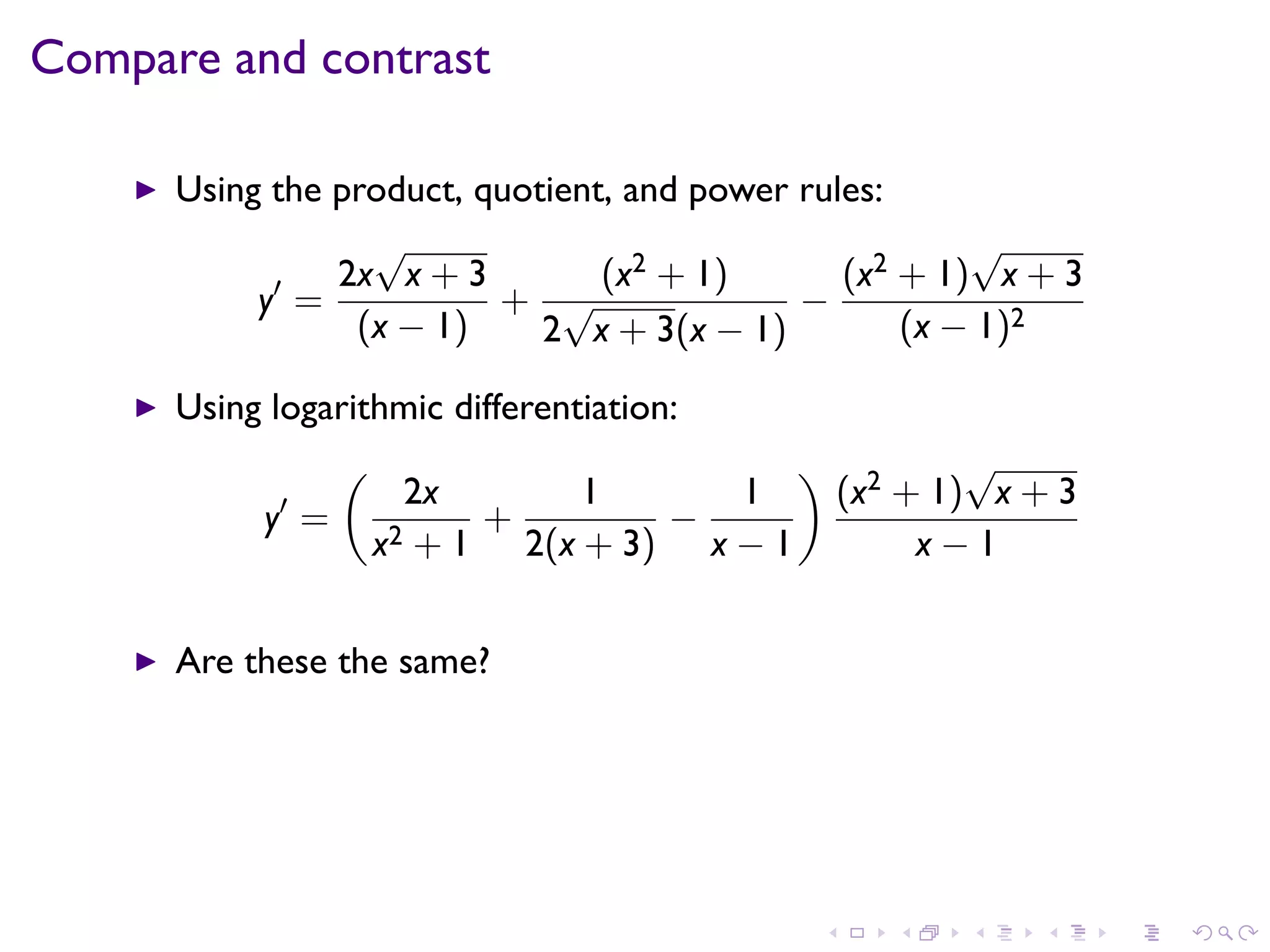 Lesson 16: Derivatives of Exponential and Logarithmic Functions