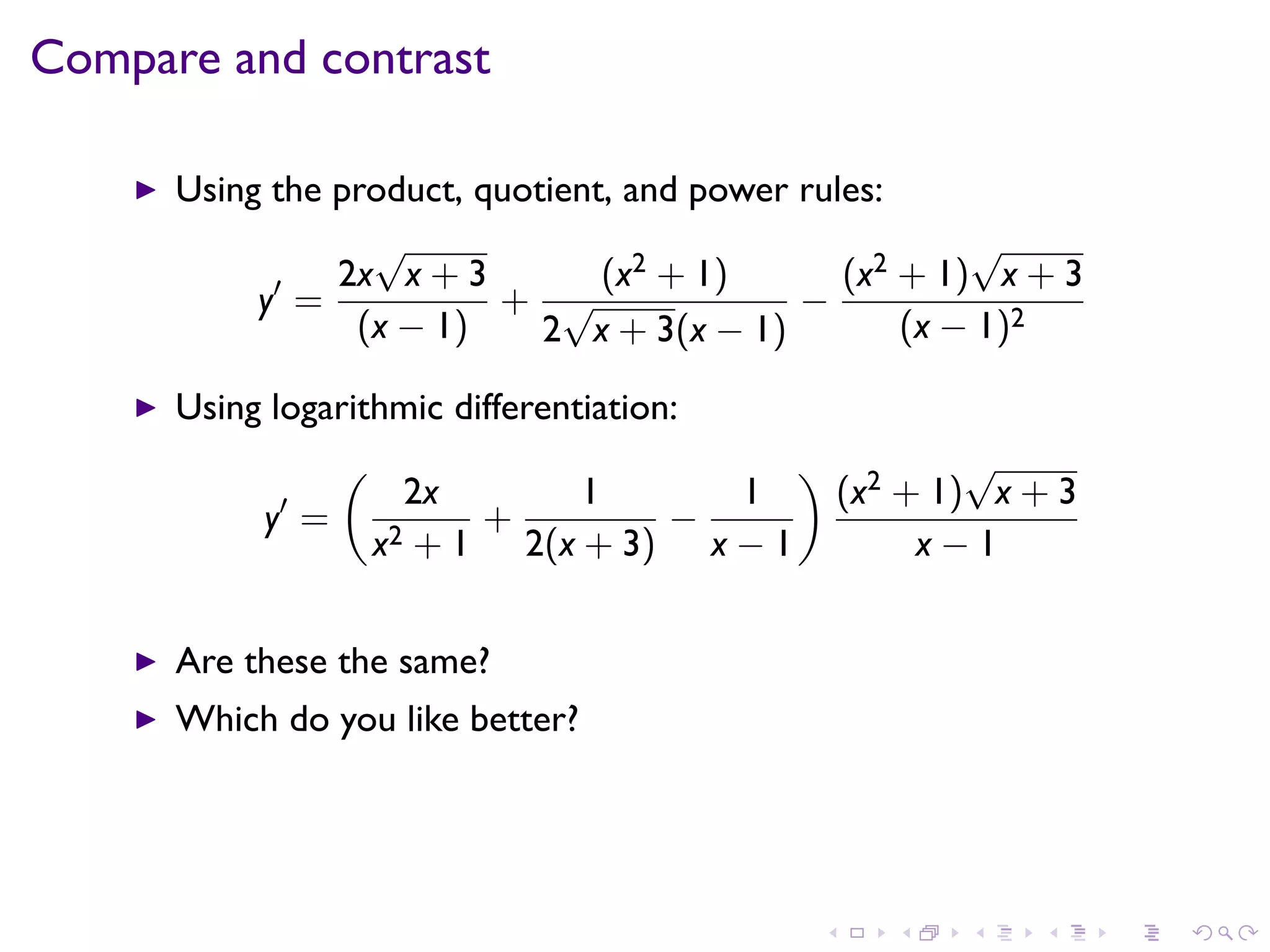 Lesson 16: Derivatives of Exponential and Logarithmic Functions
