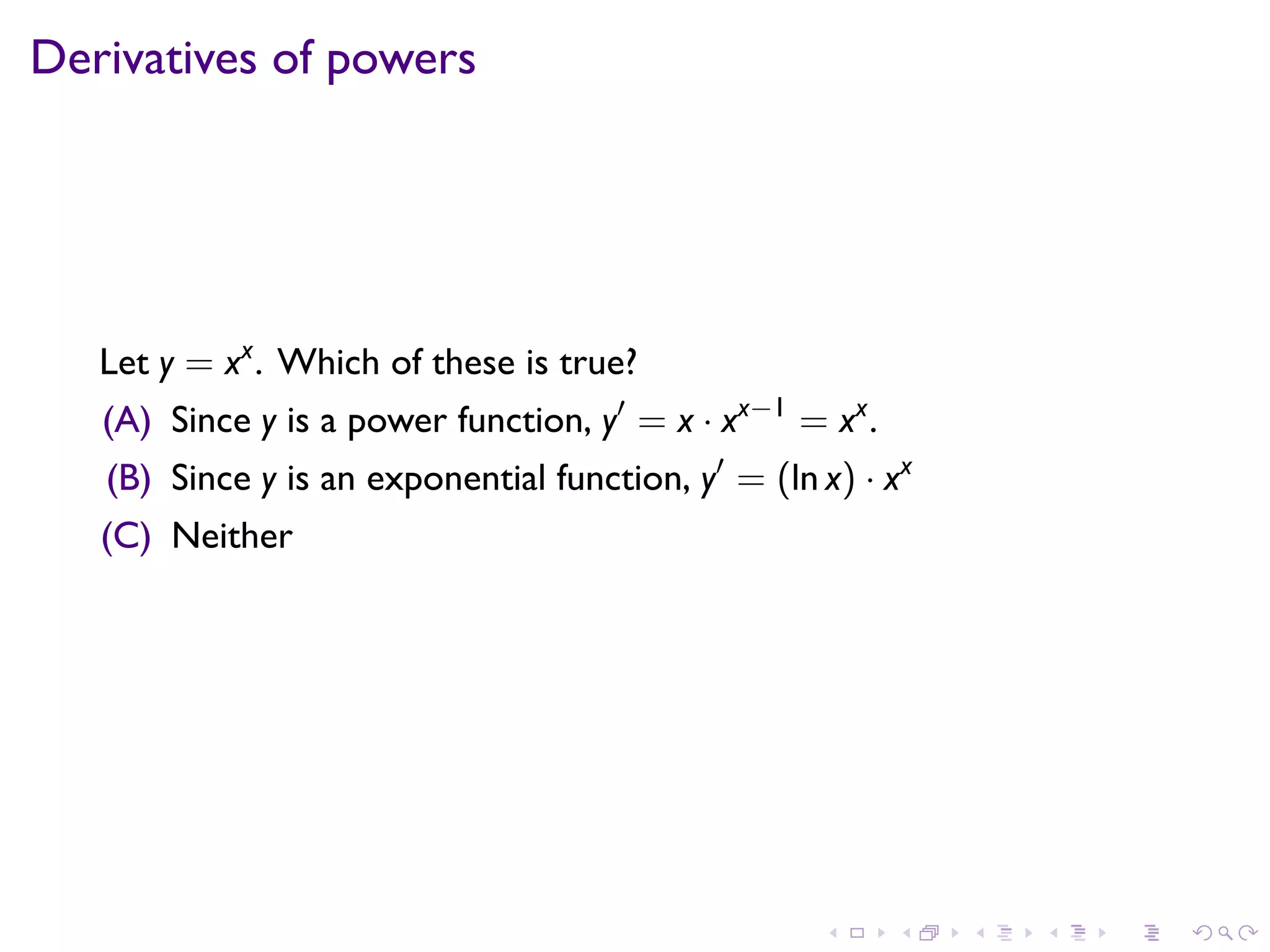 Lesson 16: Derivatives of Exponential and Logarithmic Functions