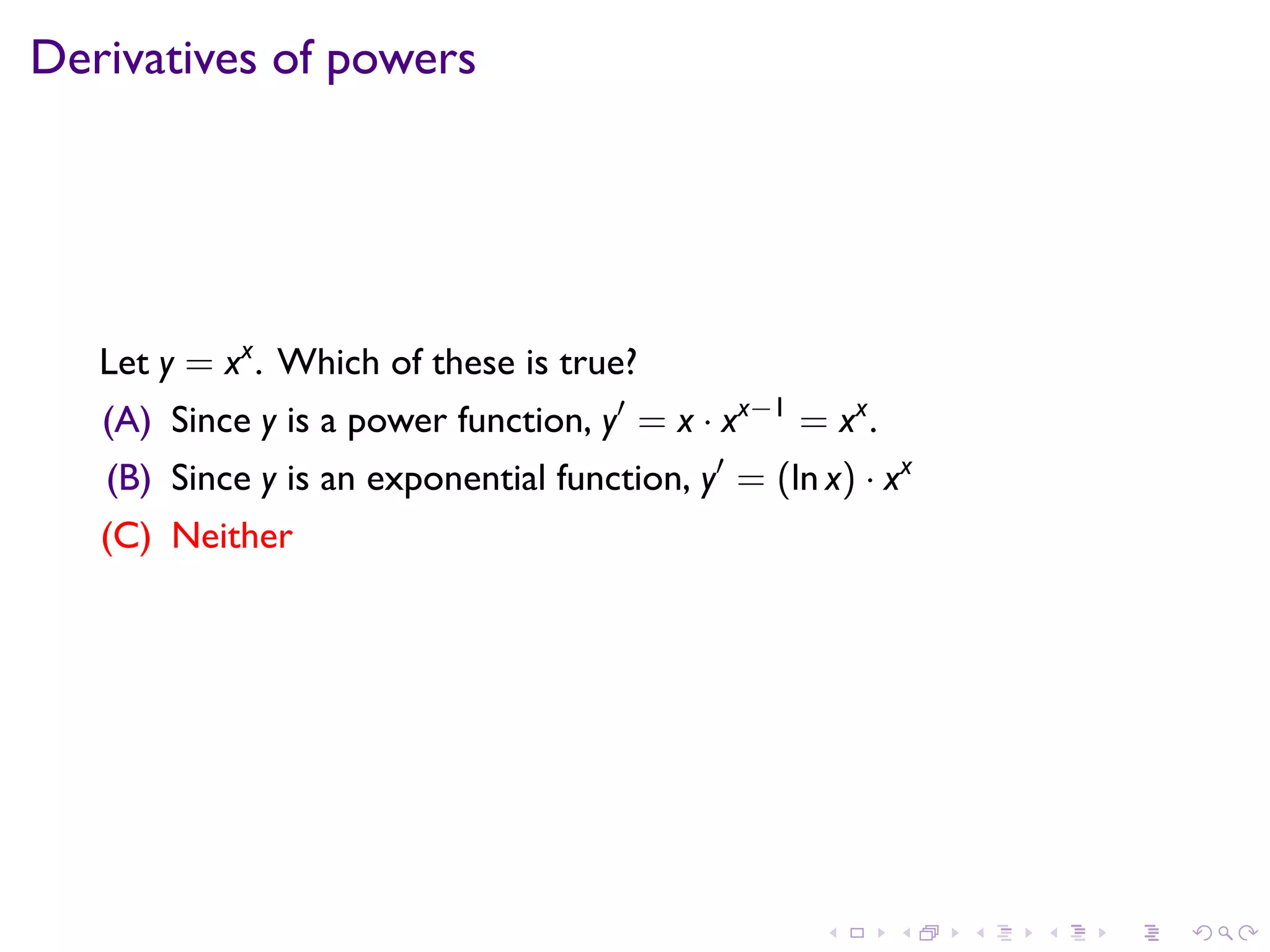 Lesson 16: Derivatives of Exponential and Logarithmic Functions