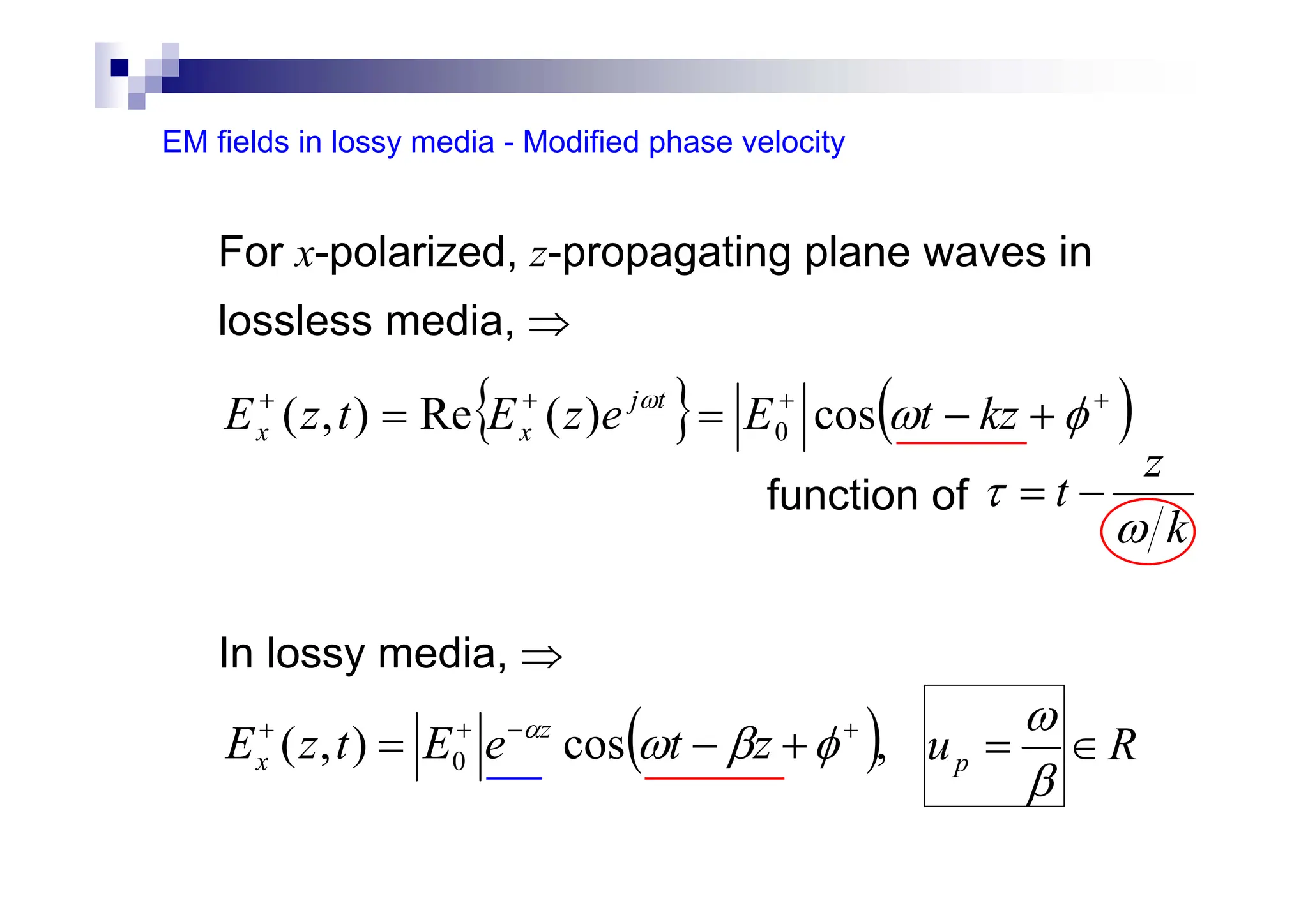 Lecture on Plane Wave in Homogenous Media | PDF