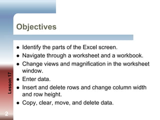 Getting Started with Excel | PPTX