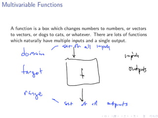 Lesson17: Functions Of Several Variables