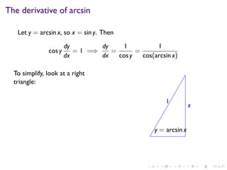 Lesson 17: Inverse Trigonometric Functions