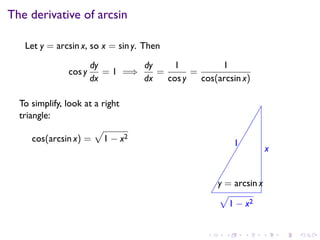 Lesson 17: Inverse Trigonometric Functions