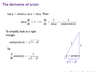 Lesson 17: Inverse Trigonometric Functions