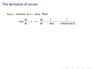 Lesson 17: Inverse Trigonometric Functions