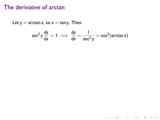 Lesson 17: Inverse Trigonometric Functions