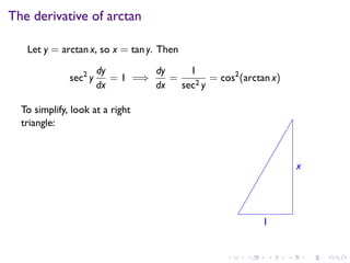 Lesson 17: Inverse Trigonometric Functions
