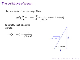 Lesson 17: Inverse Trigonometric Functions