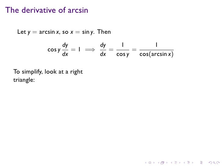 lesson 17 inverse trigonometric functions derivative of tan 1