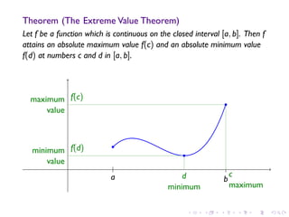 Lesson 18: Maximum and Minimum Vaues