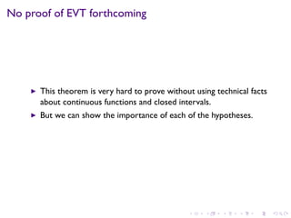 Lesson 18: Maximum and Minimum Vaues