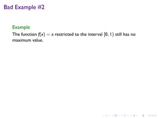 Lesson 18: Maximum and Minimum Vaues