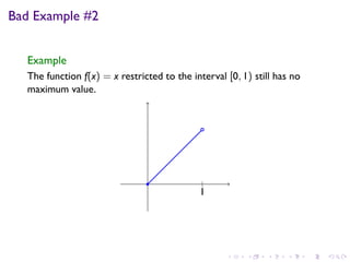 Lesson 18: Maximum and Minimum Vaues