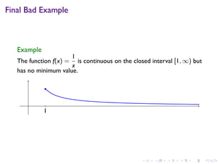 Lesson 18: Maximum and Minimum Vaues