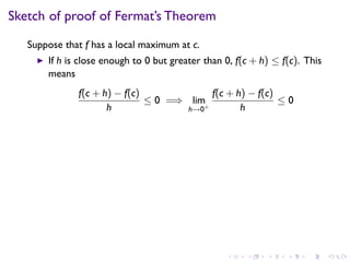 Lesson 18: Maximum and Minimum Vaues
