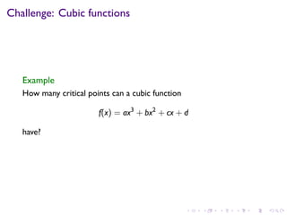 Lesson 18: Maximum and Minimum Vaues