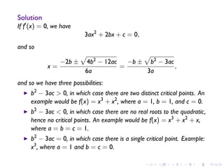 Lesson 18: Maximum and Minimum Vaues