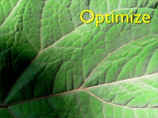 Optimize
 
