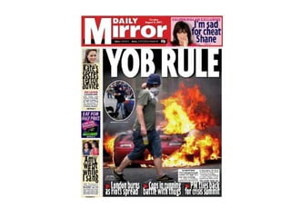 Lesson 18 london riots