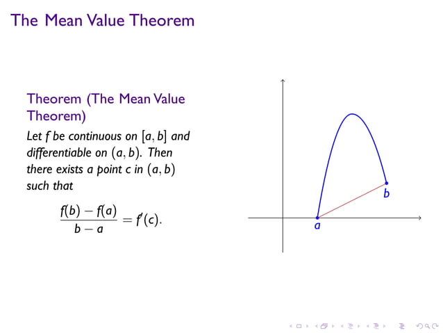 Lesson 19: The Mean Value Theorem