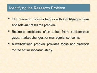 Comprehensive Introduction to Business Research Methods and ...