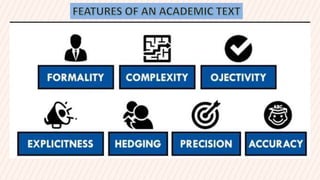Academic Language Features Lesson 1 Academic Language used from Various Disciplines.pptx