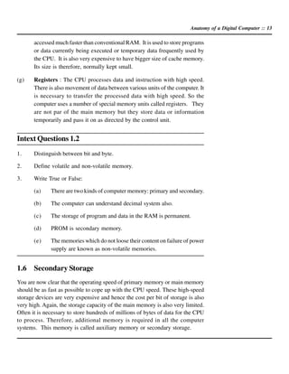 Lesson 1 anatomy of a digital computer (230 kb) | PDF