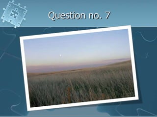 Question no. 7