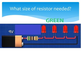 What size of resistor needed?
 