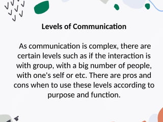 LESSON 1 : BASIC COMMUNICATION CONCEPTS | PPTX