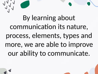 LESSON 1 : BASIC COMMUNICATION CONCEPTS | PPTX
