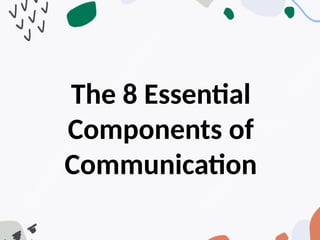 LESSON 1 : BASIC COMMUNICATION CONCEPTS | PPTX