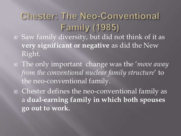 Neo conventional family definition