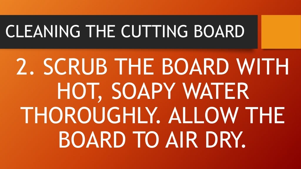 CLEANING AND SANITIZING KITCHEN TOOLS AND EQUIPMENT