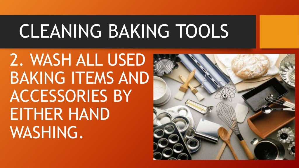 CLEANING AND SANITIZING KITCHEN TOOLS AND EQUIPMENT